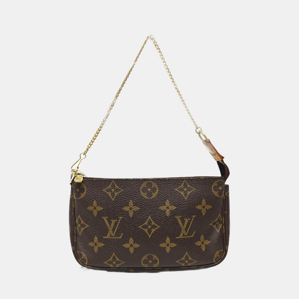 ACCESSOIRES MM Monogram Coated Canvas Brown
