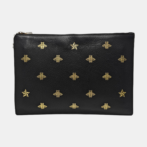 Calfskin Clutch Black