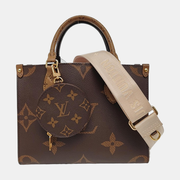 ONTHEGO PM Monogram Coated Canvas Brown