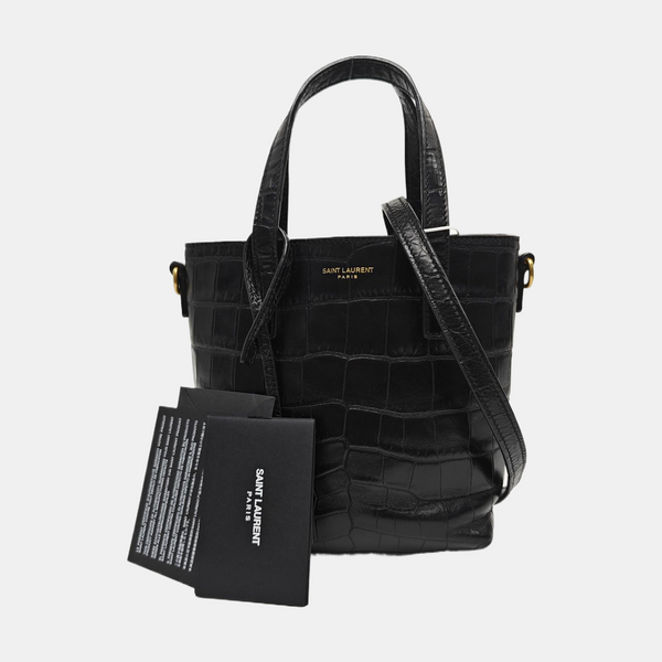 Calfskin Shoulder Bag Black
