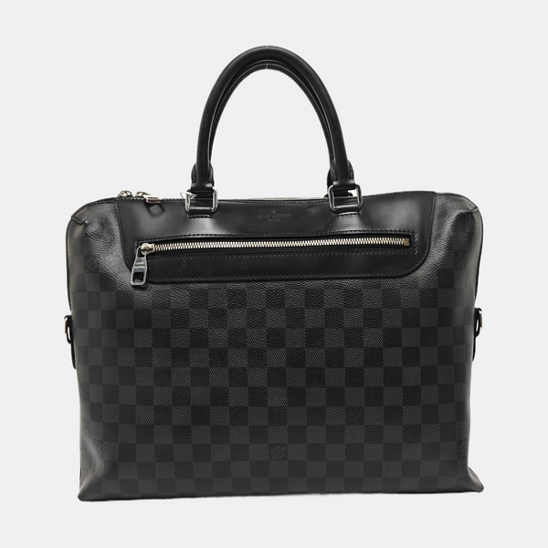 PORTE-DOCUMENTS Damier Graphite Coated Canvas Black