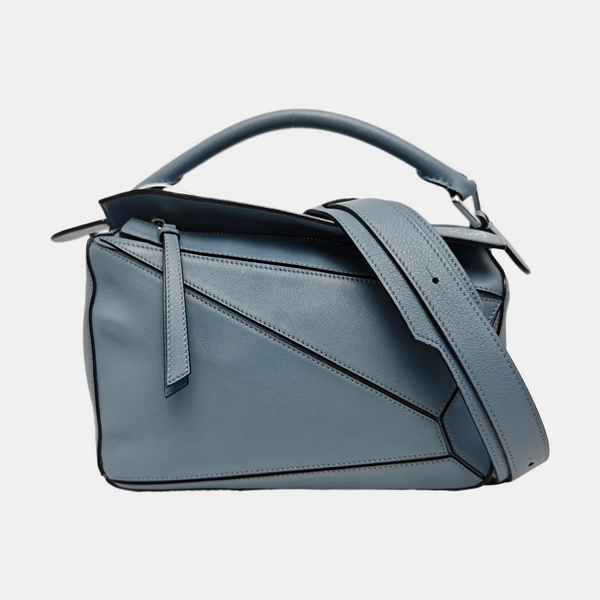 Puzzle Small Calfskin Blue