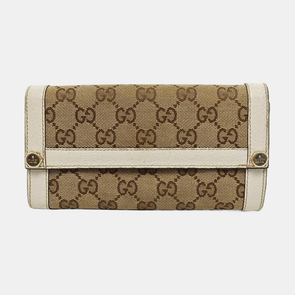 Monogram Canvas Wallet Brown