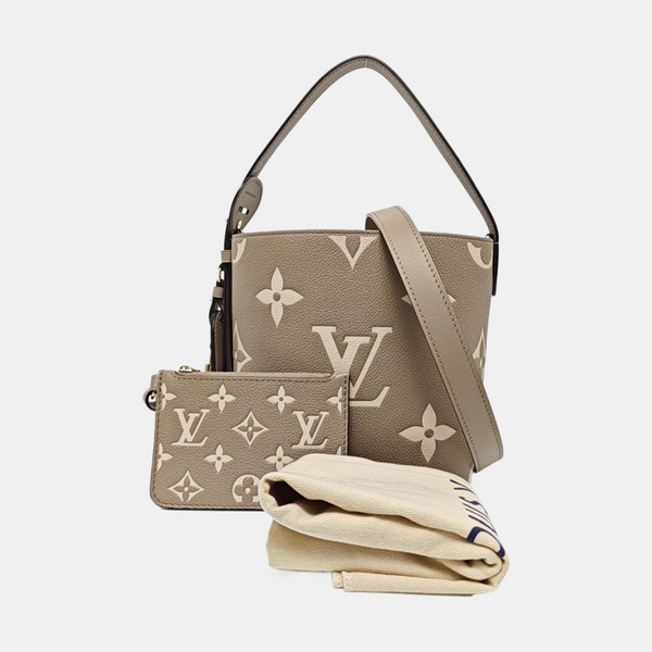 ALL IN BB Monogram Calfskin Gray