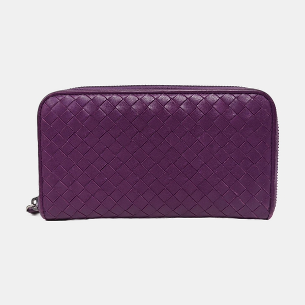 Lambskin Wallet Purple