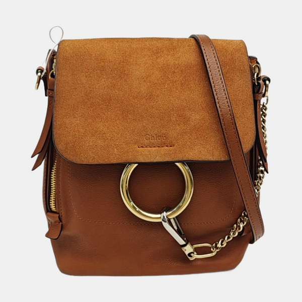 Faye Small Calfskin Brown