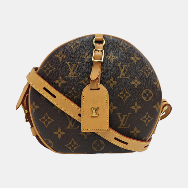 BOITE CHAPEAU MM Monogram Coated Canvas Brown