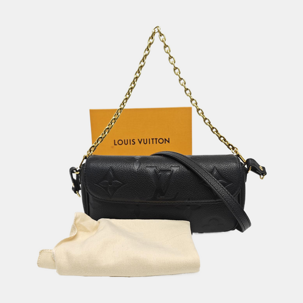 IVY Monogram Calfskin Black