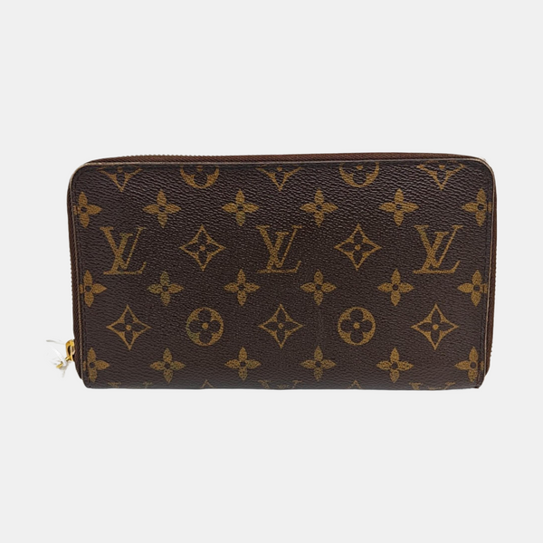 ZIPPY Monogram Coated Canvas Brown Wallet