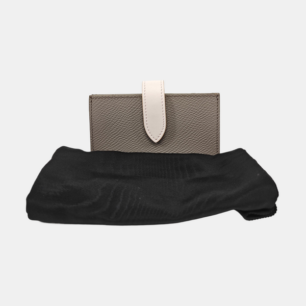 STRAP Calfskin Gray Wallet