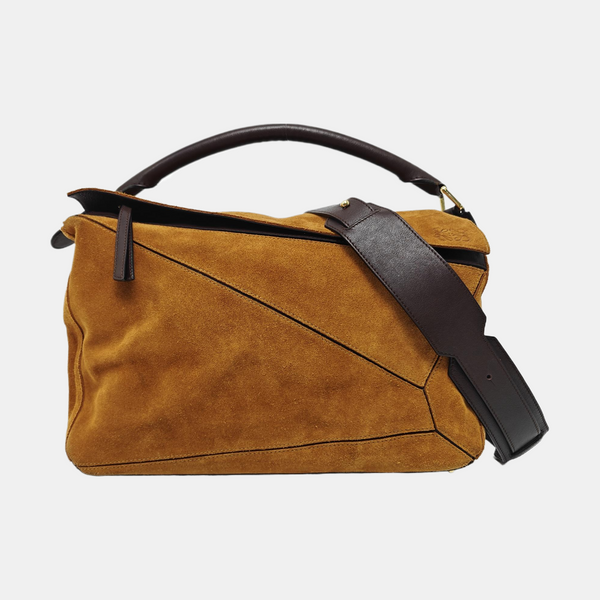 Puzzle Medium Suede Brown