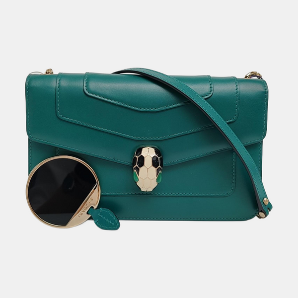 SERPENTI FOREVER Small Calfskin Green
