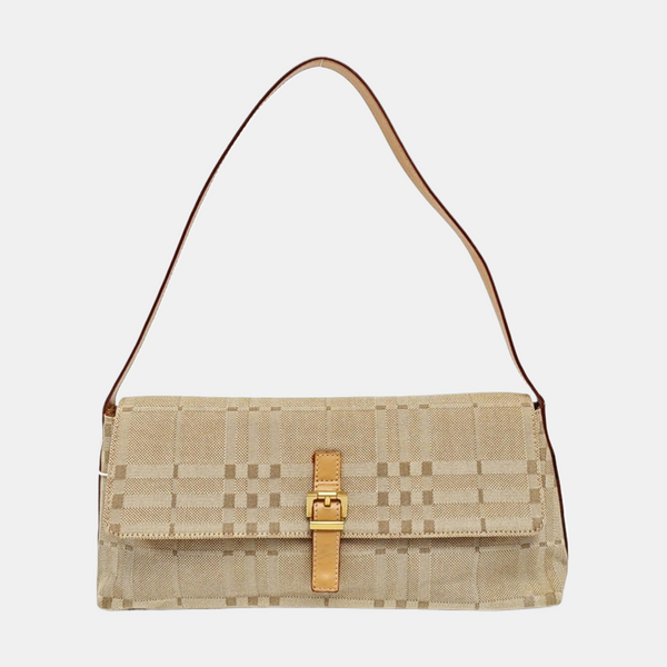 Canvas Shoulder Bag Beige