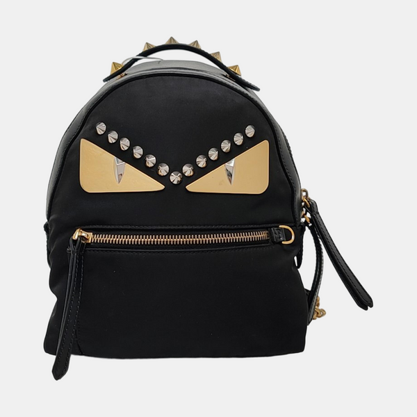 Authenticated pre-owned Monster Nylon Black - Backpack at Looply