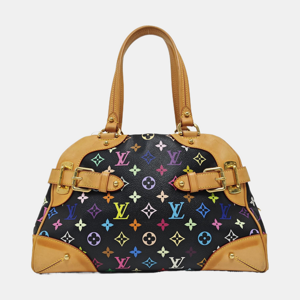 LV × TM CLAUDIA Monogram Coated Canvas Black