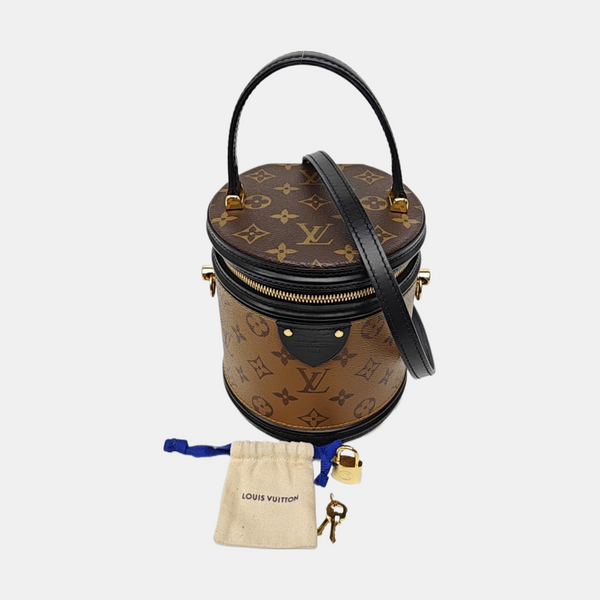 CANNES PM Monogram Coated Canvas Brown