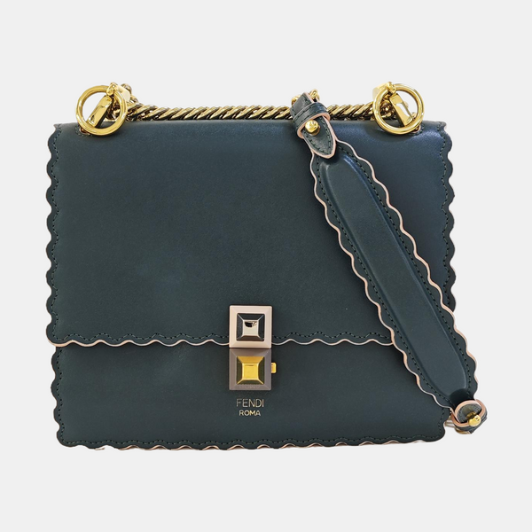 Kan I Mini Calfskin Green
