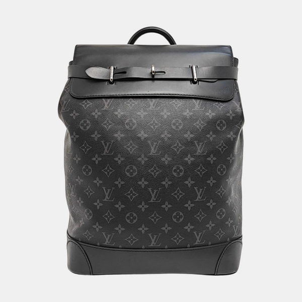 STEAMER Monogram Coated Canvas Black