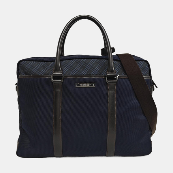 Nylon Shoulder Bag Blue
