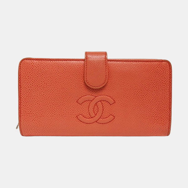 Quilted Calfskin Wallet Pink