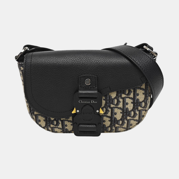 Saddle Mini Oblique Canvas Beige