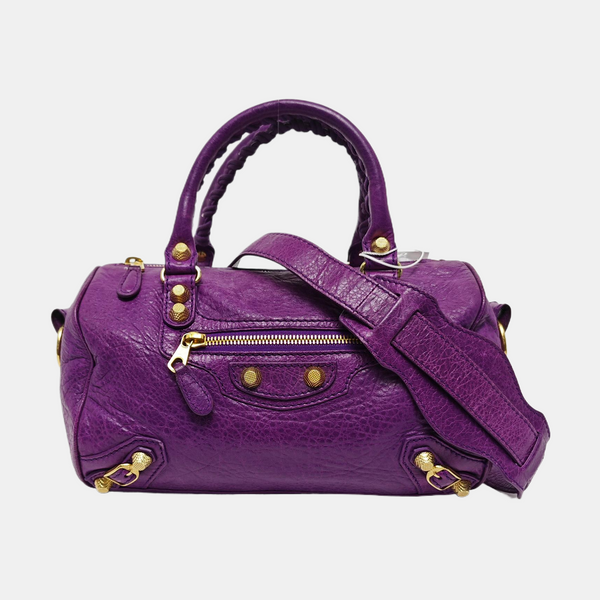 Classic City Mini Lambskin Purple