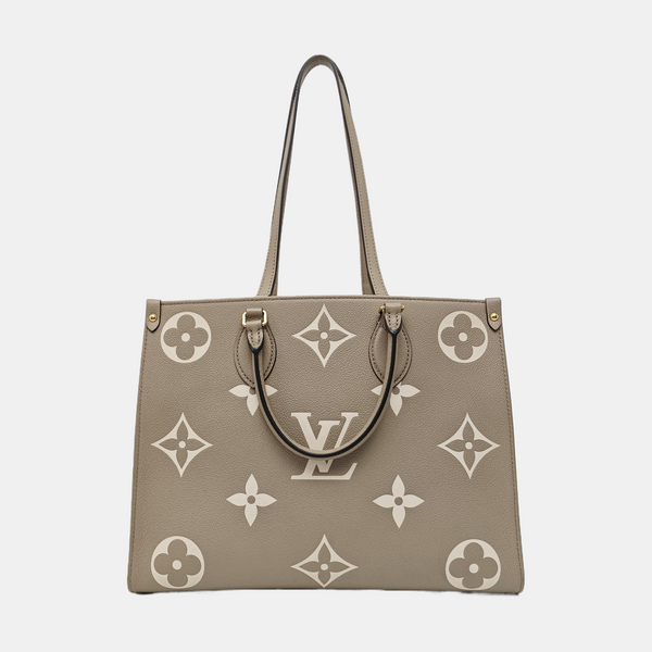 ONTHEGO MM Monogram Calfskin Gray