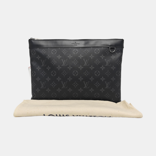 DISCOVERY Monogram Coated Canvas Gray