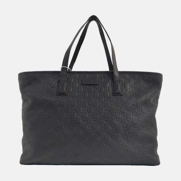 GG Imprime Monogram Calfskin Black