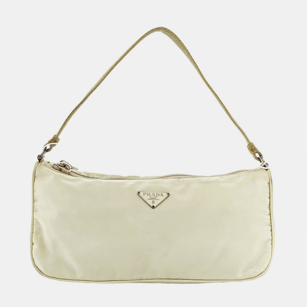 Pochette Accessoire Nylon Beige