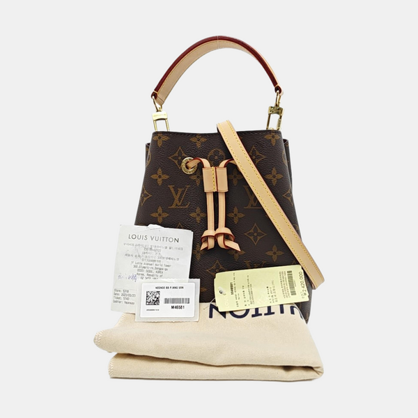 NÉONOÉ BB Monogram Coated Canvas Brown
