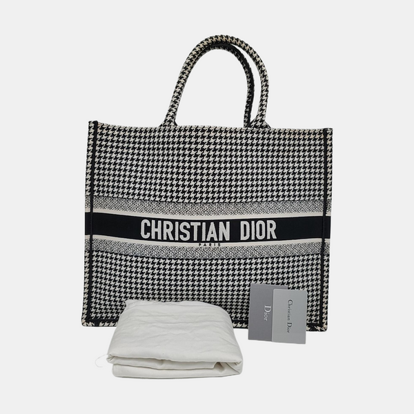 Book Tote Large Canvas Black