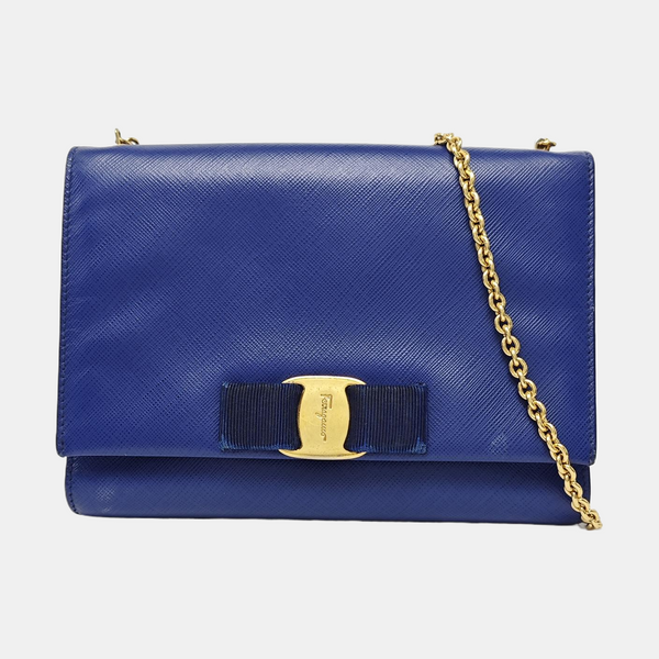 Ginny Calfskin Blue