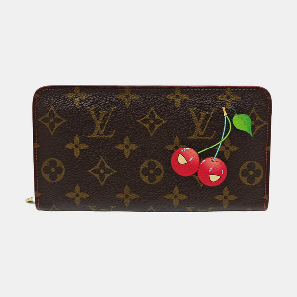 ZIPPY Monogram Coated Canvas Brown Wallet