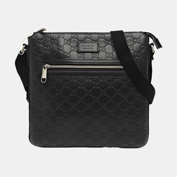 Signature Monogram Calfskin Black