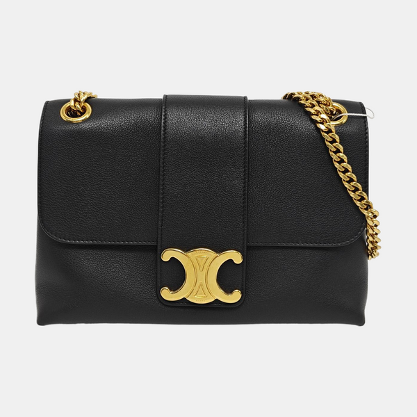 TEEN VICTOIRE Medium Calfskin Black