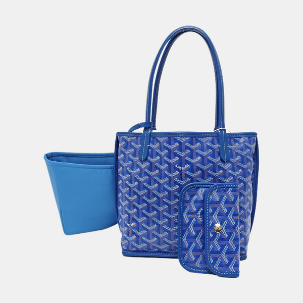 Anjou Mini Coated Canvas Blue