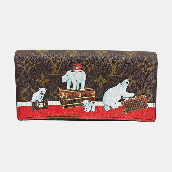 SARAH Monogram Coated Canvas Brown