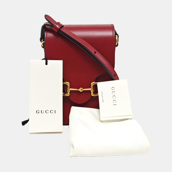 Horsebit 1955 Mini Calfskin Red