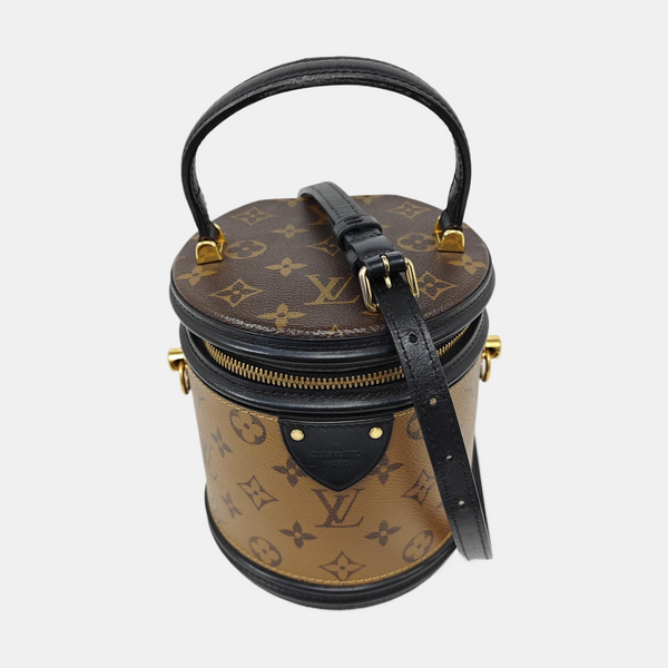 CANNES PM Monogram Coated Canvas Brown