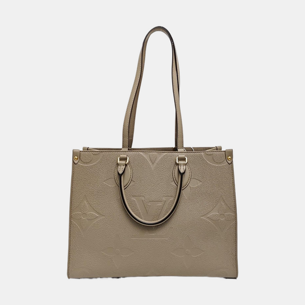 ONTHEGO MM Monogram Calfskin Gray