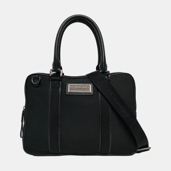 Fabric Shoulder Bag Black