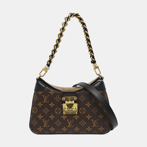 TWINNY Monogram Coated Canvas Brown