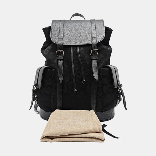 Jumbo Monogram Canvas Black