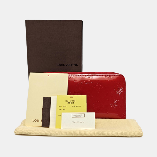 ZIPPY Patent Leather Red Wallet
