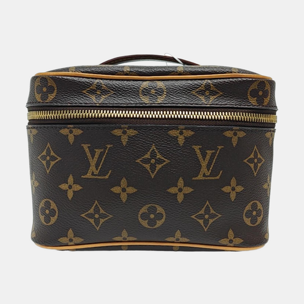 NICE Mini Monogram Coated Canvas Brown
