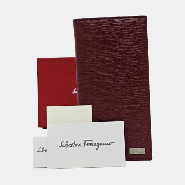 Leather Wallet Red