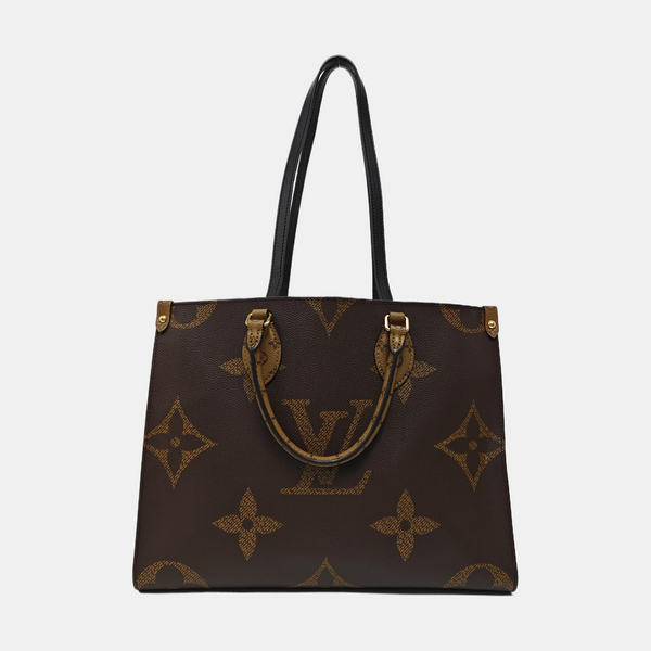 ONTHEGO MM Monogram Coated Canvas Brown