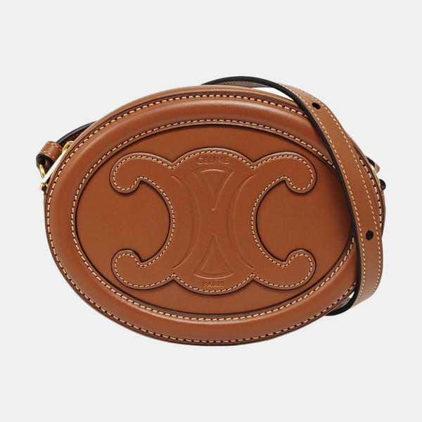 TRIOMPHE Small Calfskin Brown