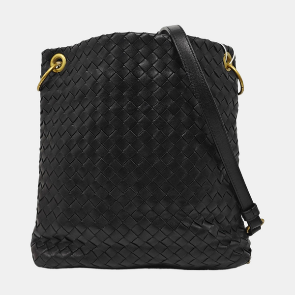 Calfskin Shoulder Bag Black